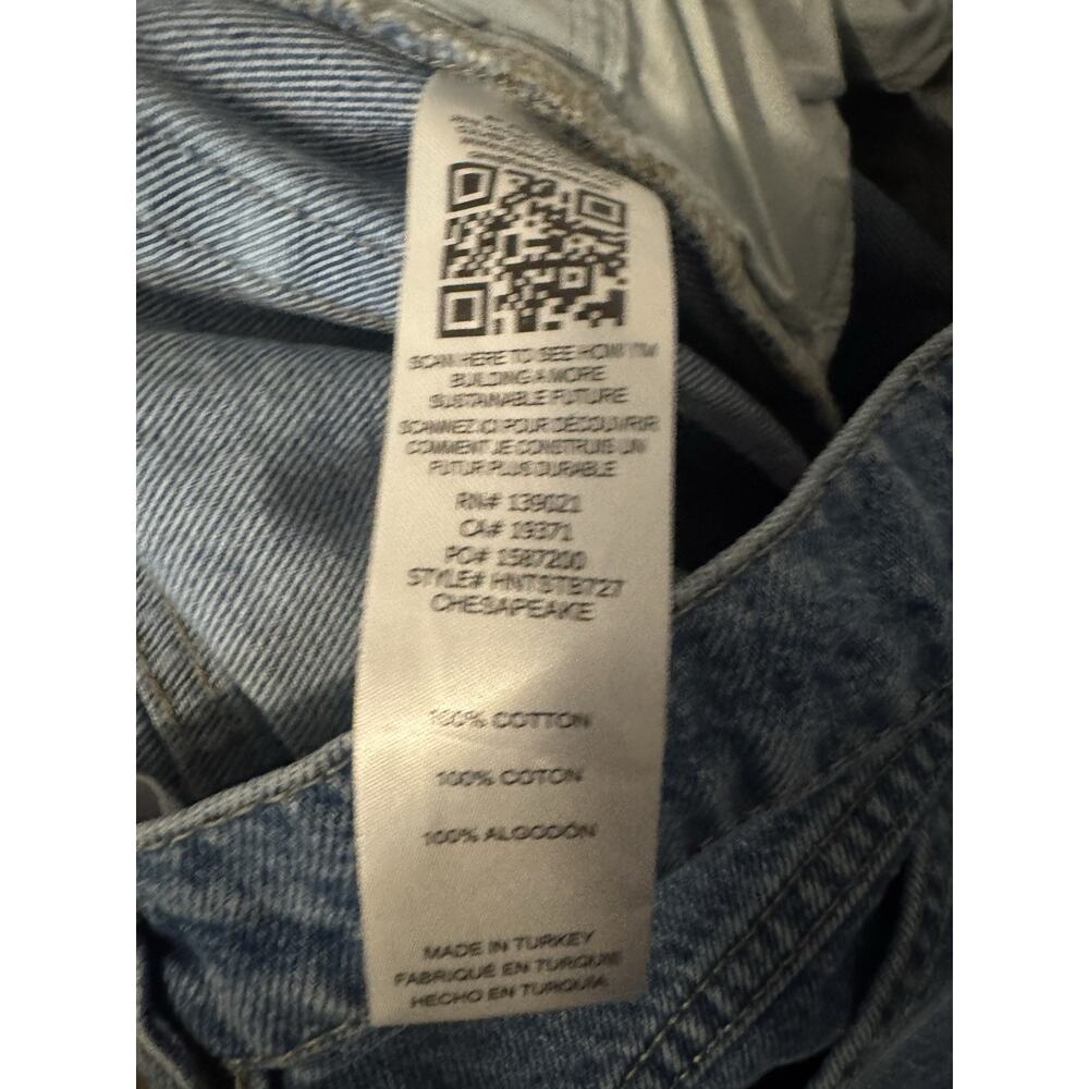 FRAME Le High N Tight High Rise Straight Blue Medium Wash Cotton Denim Jeans 26 - Picture 7 of 7